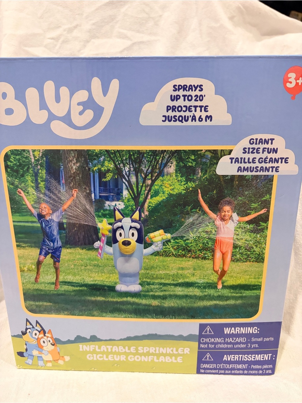 Bluey 4-Foot Inflatable Sprinkler – Outdoor Summer Toy